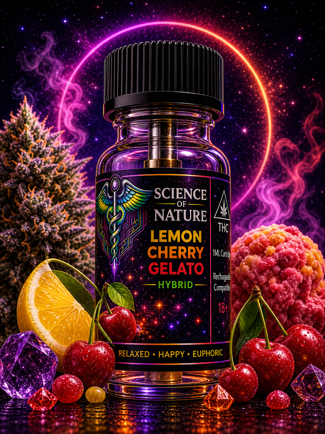 Science Of Nature THC 1ml Cartridges