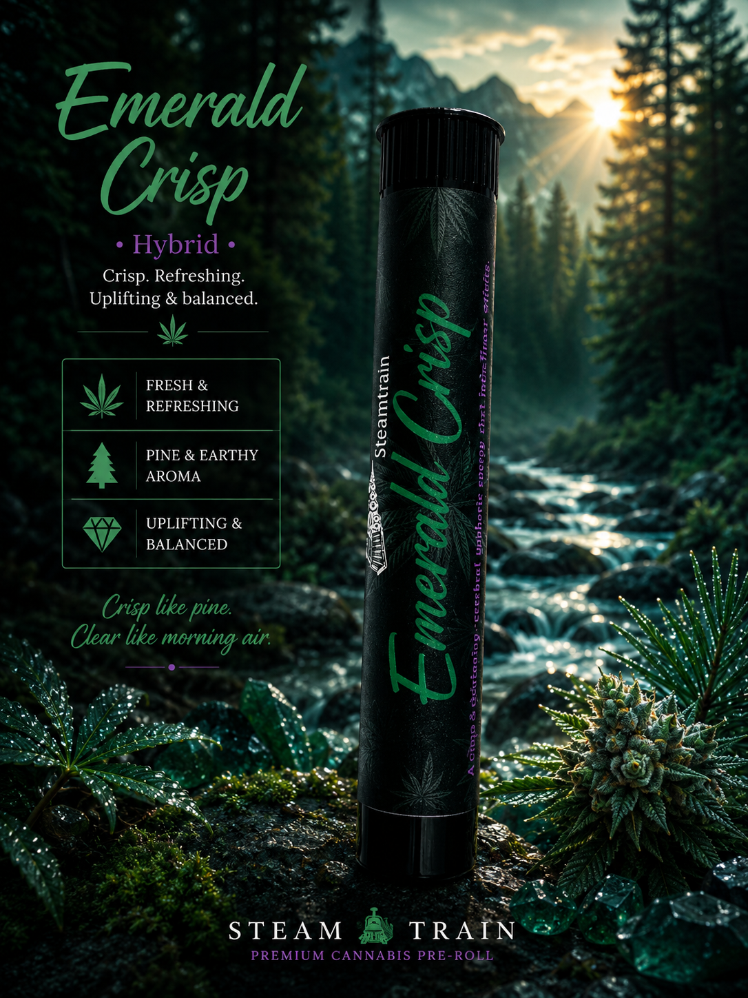 Steam Train - Greenhouse Pre Rolls