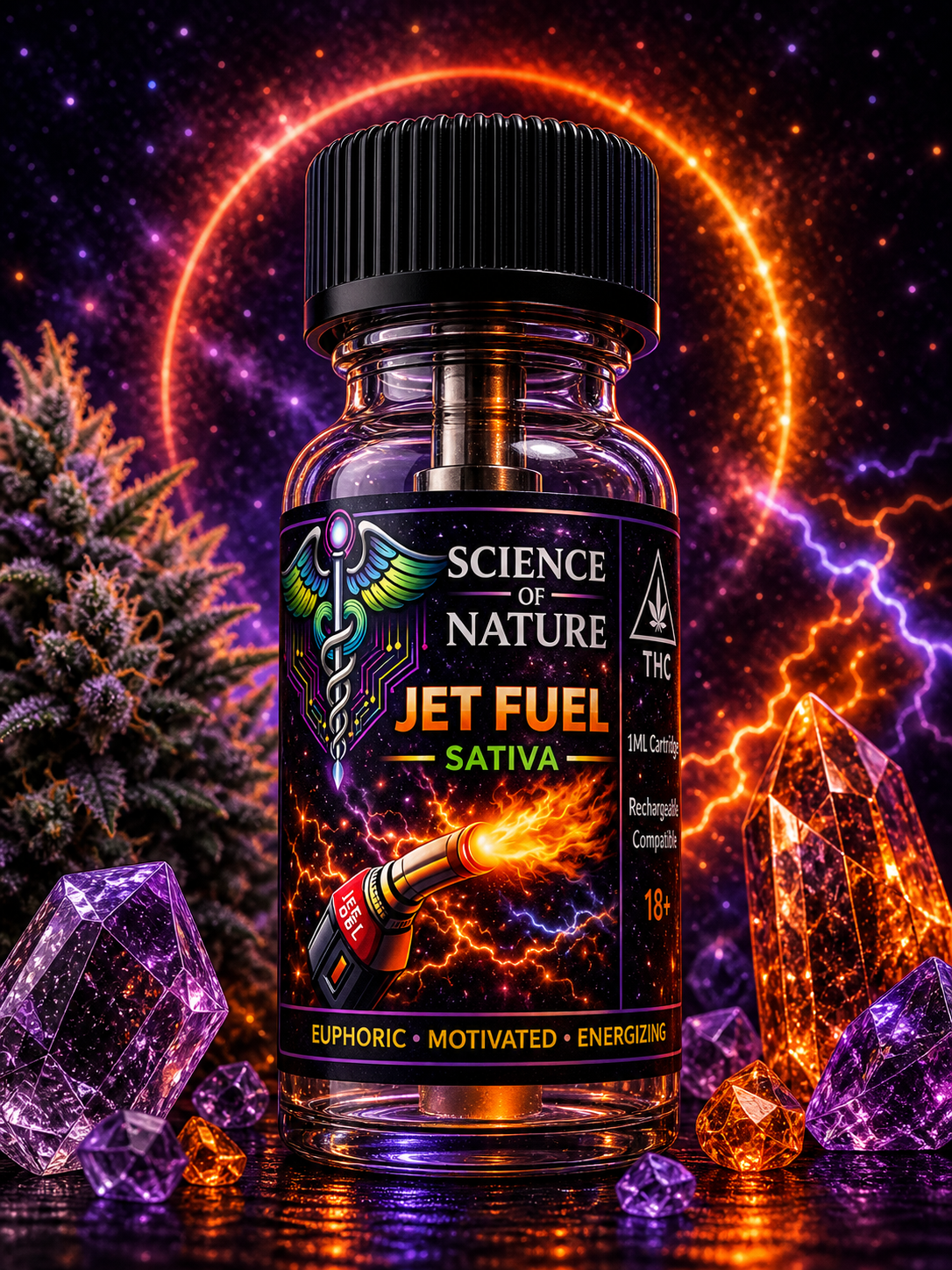 Science Of Nature THC 1ml Cartridges