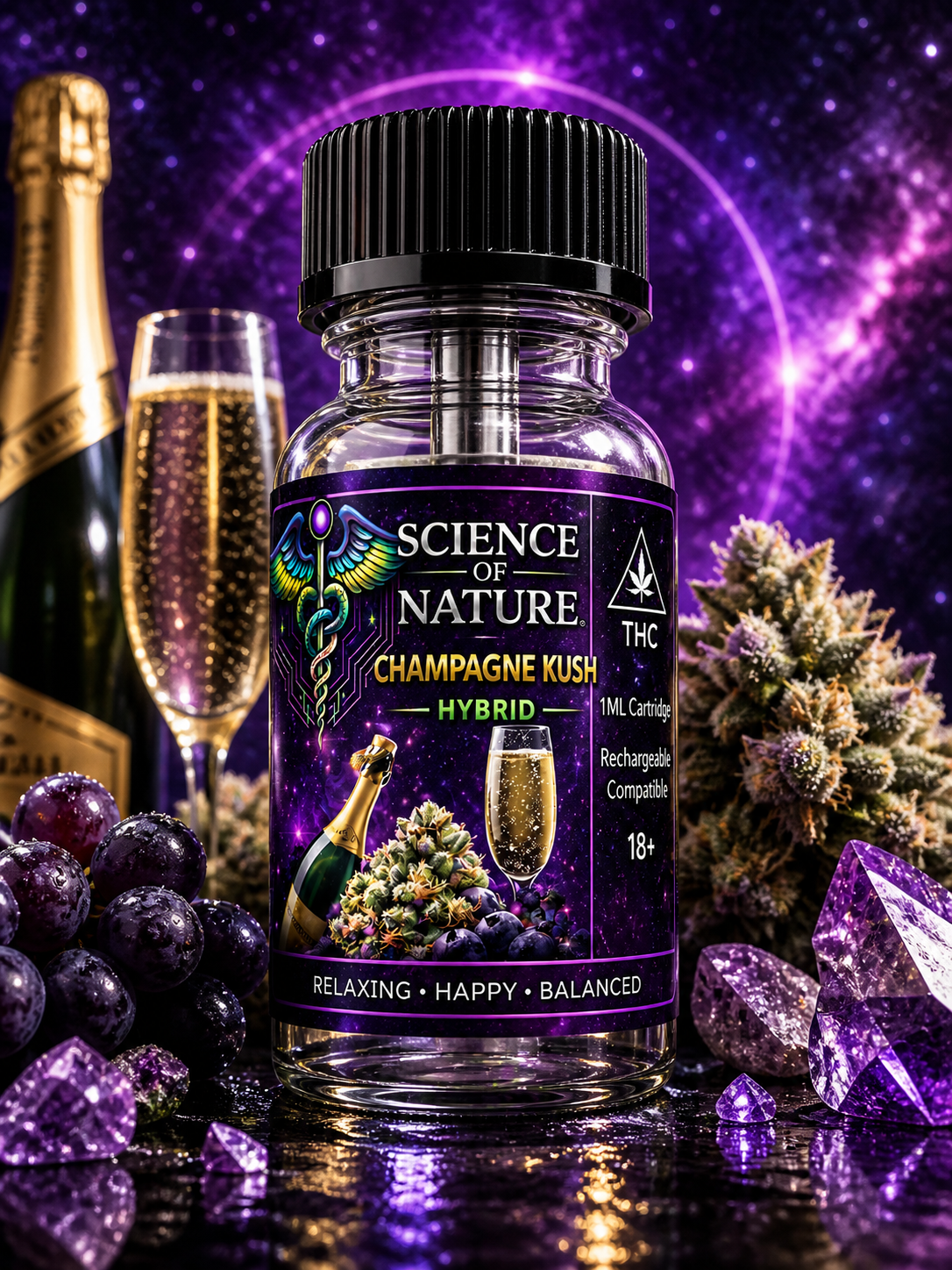 Science Of Nature THC 1ml Cartridges