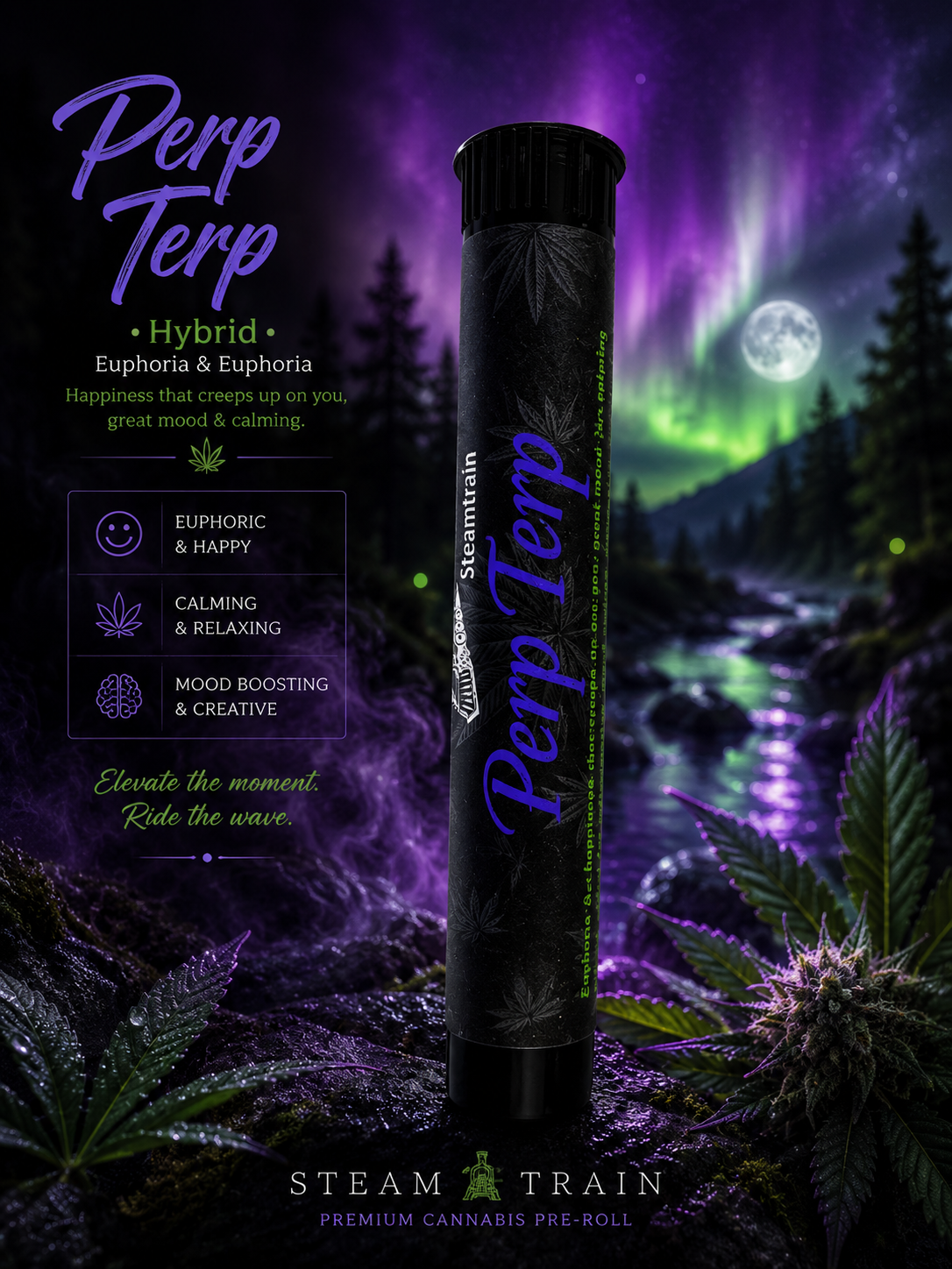 Steam Train - Greenhouse Pre Rolls