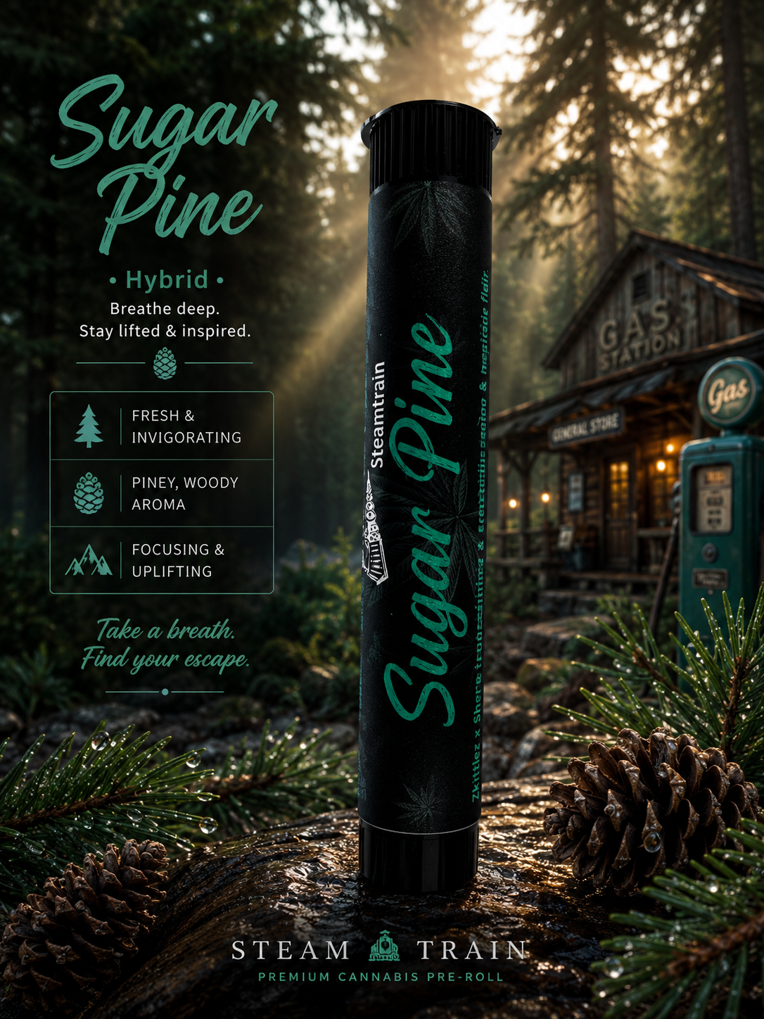 Steam Train - Greenhouse Pre Rolls