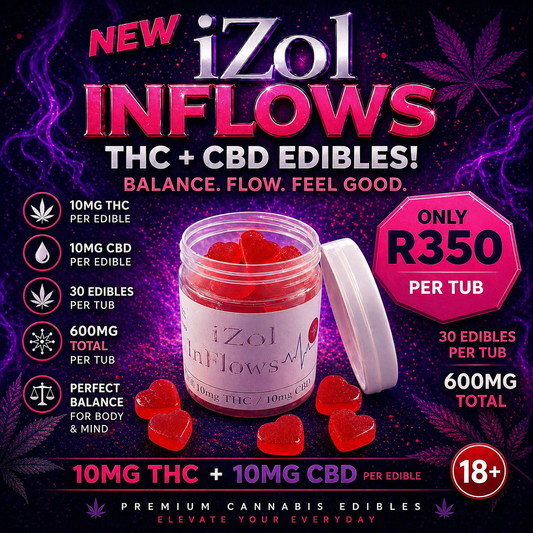 iZol Inflow Gummies - 10MG THC & 10MG CBD