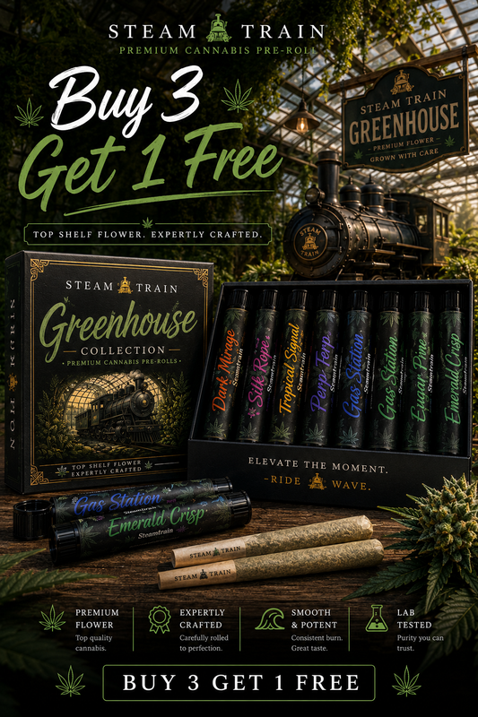 Steam Train - Greenhouse Pre Rolls