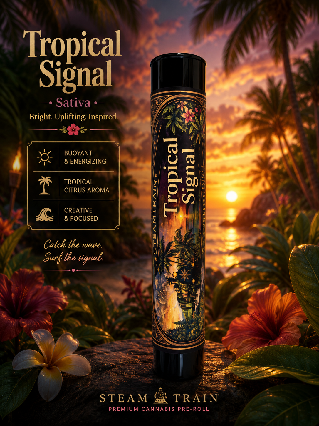 Steam Train - Greenhouse Pre Rolls