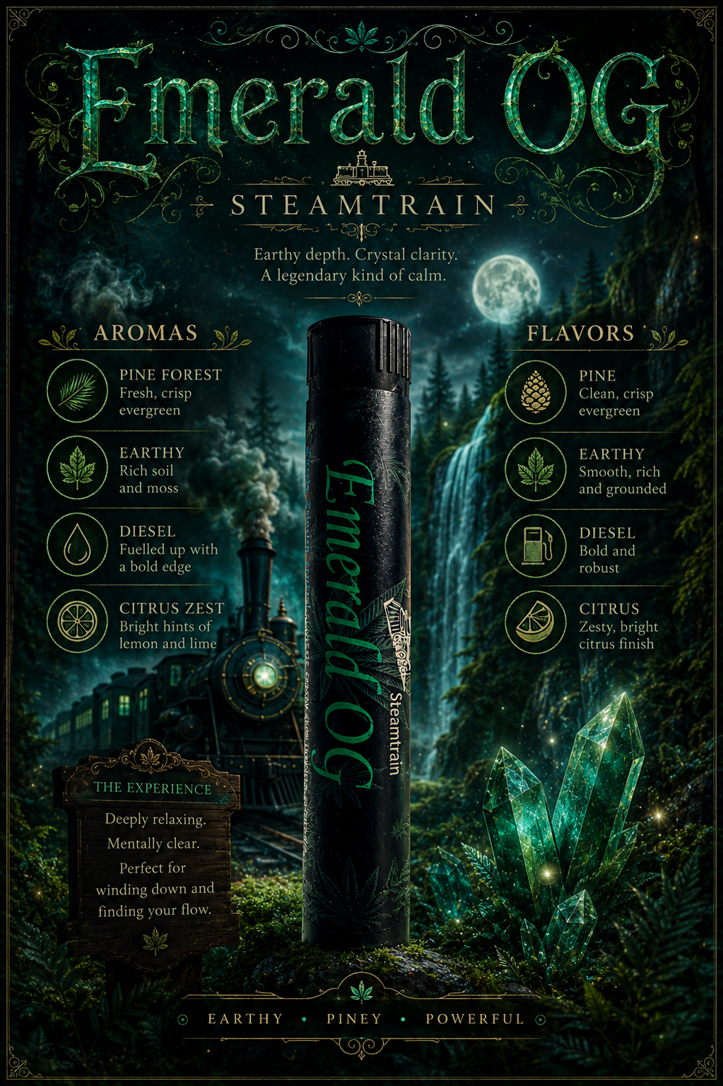 Steam Train - Greenhouse Pre Rolls