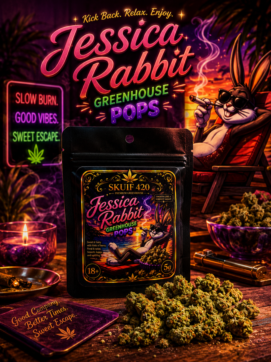 Greenhouse Pops - Jessica Rabbit 5g