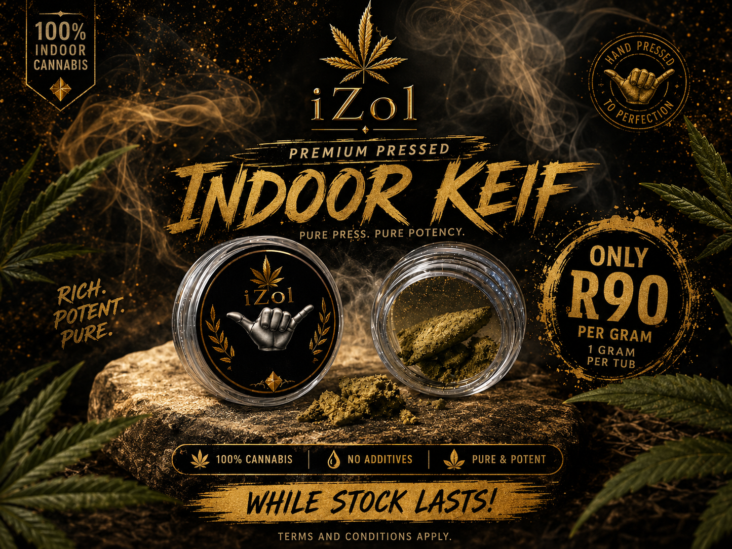 iZol Indoor Keif - 1 Gram