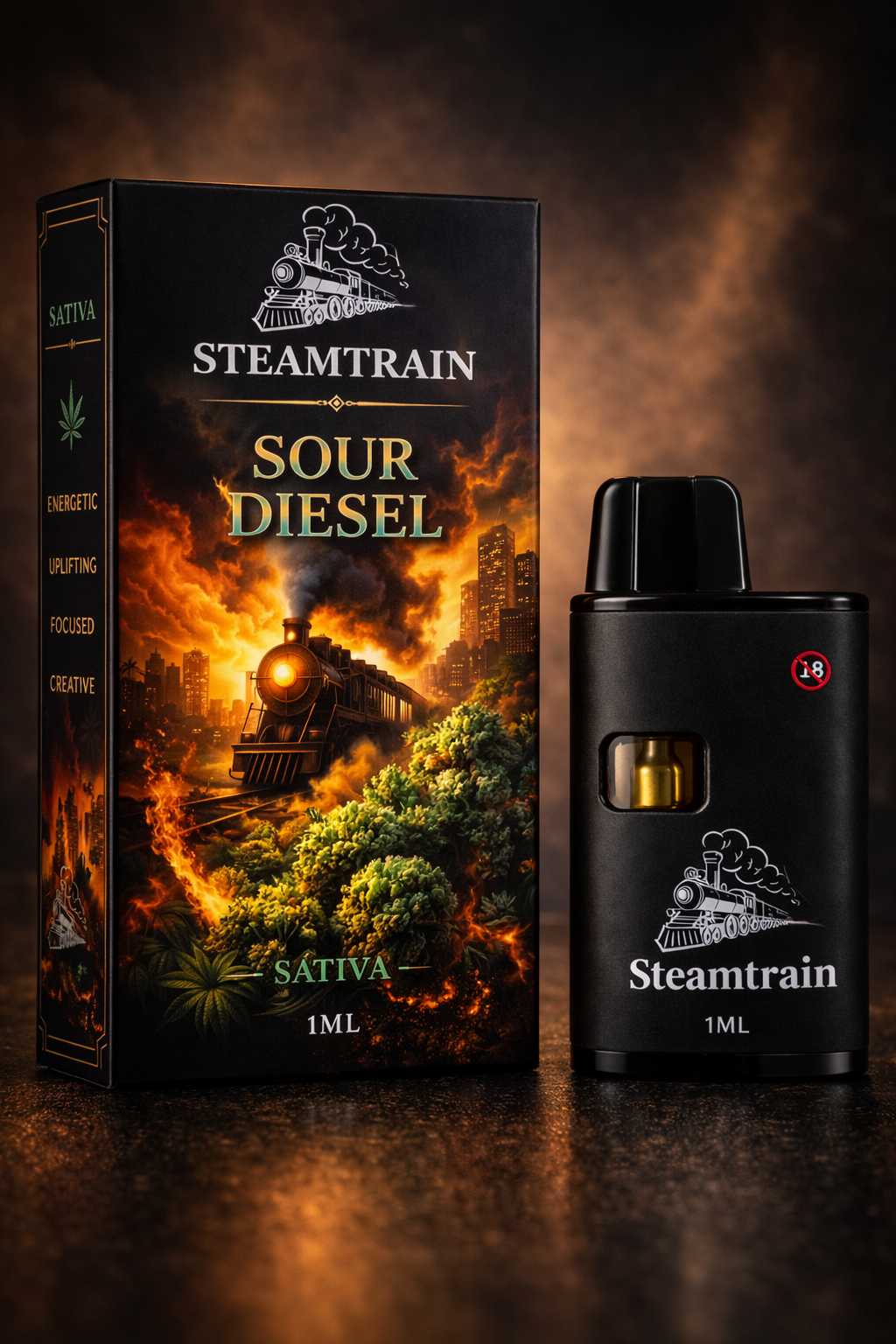 Steam Train - 1ml Formulated Disposable Vape