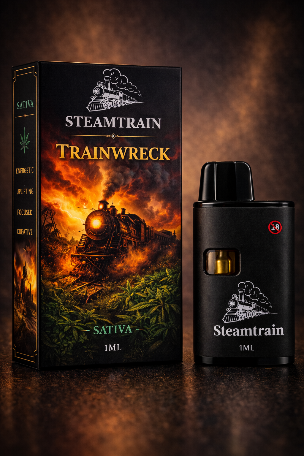 Steam Train - 1ml Formulated Disposable Vape
